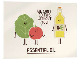 Acrylic print Essential Oil - HandsOffMyDinosaur