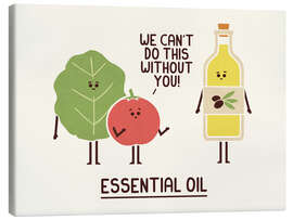 Canvas print Essential Oil - HandsOffMyDinosaur