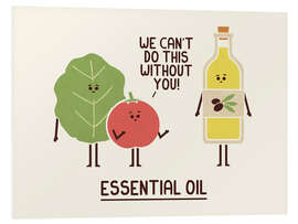Hartschaumbild Essential Oil - HandsOffMyDinosaur