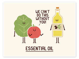 Wall print Essential Oil - HandsOffMyDinosaur