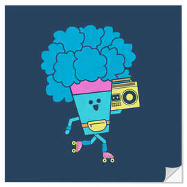 Sticker mural Bradical - HandsOffMyDinosaur