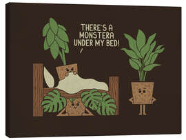 Tableau sur toile Monstera - HandsOffMyDinosaur
