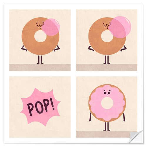 Wandsticker Pop