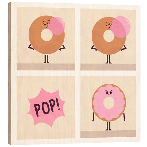 Cuadro de madera Pop