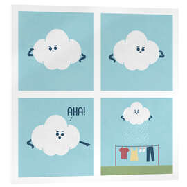 Acrylglasbild Aha - HandsOffMyDinosaur