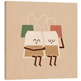 Tableau en bois Tea Spoon - HandsOffMyDinosaur