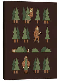 Obraz na płótnie Bigfoot Forest - HandsOffMyDinosaur