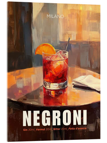 Acrylic print Negroni, Milano