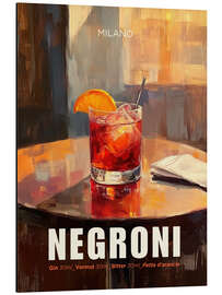 Tableau en aluminium Negroni, Milano