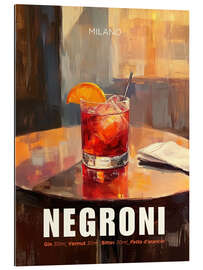 Cuadro de plexi-alu Negroni, Milano