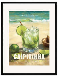 Gerahmter Kunstdruck Classic Caipirinha