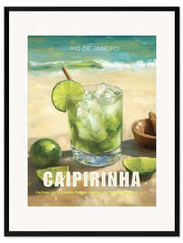 Gerahmter Kunstdruck Classic Caipirinha