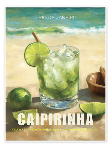 Póster Classic Caipirinha