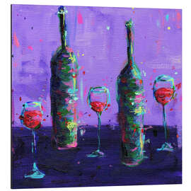 Tableau en aluminium Red Wine