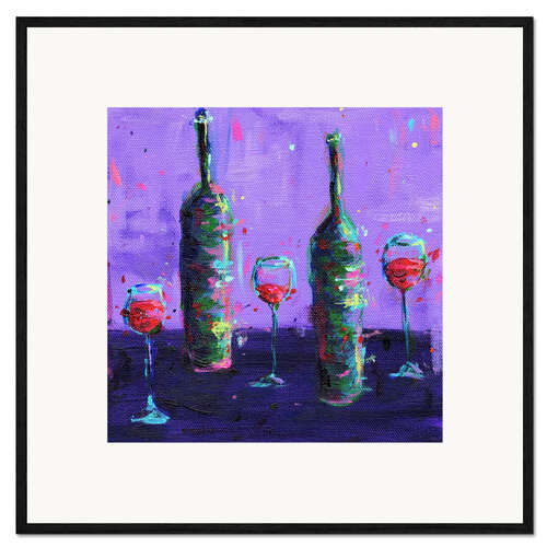 Framed art print Red Wine