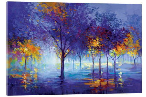 Quadro em acrílico Trees of Dreamy Nights