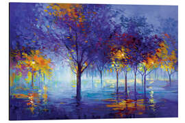 Aluminium print Trees of Dreamy Nights - Leon Devenice
