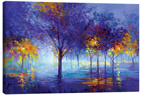Canvas print Trees of Dreamy Nights