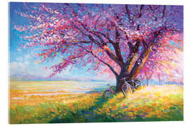 Acrylic print The Sweet Romance of Cherry Blossom Trees - Leon Devenice