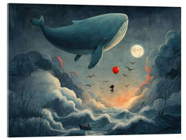 Acrylic print Fly with me to the moon - Photoplace Creative