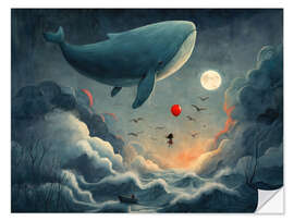Sticker mural Fly with me to the moon - Photoplace Creative