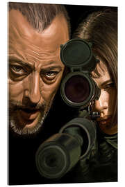 Tableau en verre acrylique Mathilda and Leon