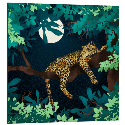 Aluminium print Leopard Dream