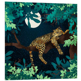 Hartschaumbild Leopardentraum