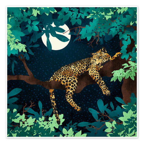 Póster Leopard Dream