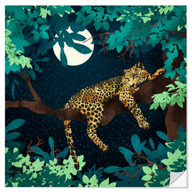 Wandsticker Leopardentraum