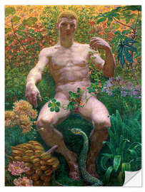 Wandsticker Adam im Paradies, 1914