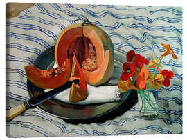 Canvas print An open melon on a napkin, 1924 - Félix Édouard Vallotton