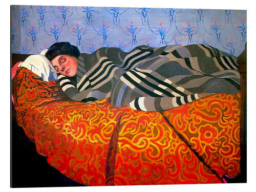 Tableau en aluminium Femme couchée dormant, 1899