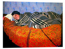 PVC print Sleeping reclining woman, 1899