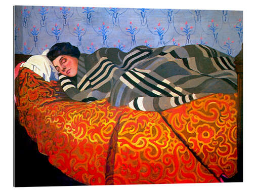 Galleritryk Sleeping reclining woman, 1899