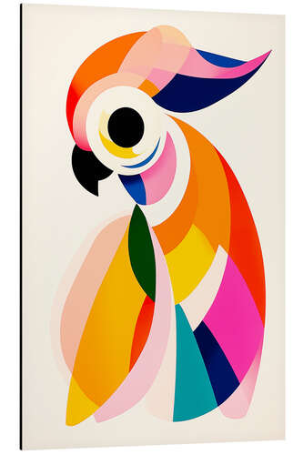 Obraz na aluminium Mid-Century Parrot