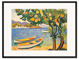 Gerahmter Kunstdruck Pfirsichsaison