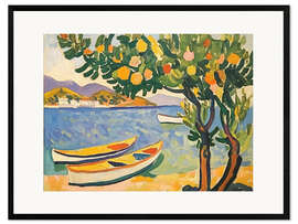 Framed art print Peach season