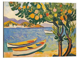 Magnettafel Pfirsichsaison