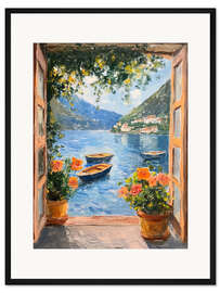 Gerahmter Kunstdruck Augustnachmittag