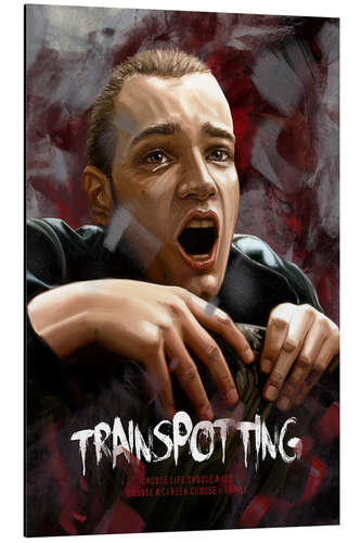 Aluminium print Trainspotting