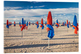 Acrylic print Deauville beach in Normandy, France - Christian Müringer