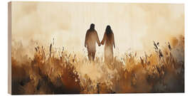 Cuadro de madera Spiritual Lovers - DejaReve