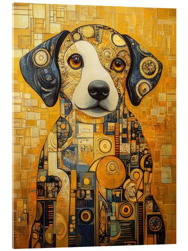 Cuadro de metacrilato Art Deco Dog