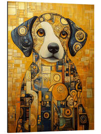 Cuadro de aluminio Art Deco Dog - DejaReve
