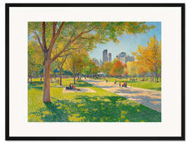 Gerahmter Kunstdruck Picknick im Park - DejaReve