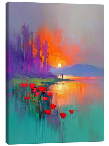 Canvas print Sunset stories