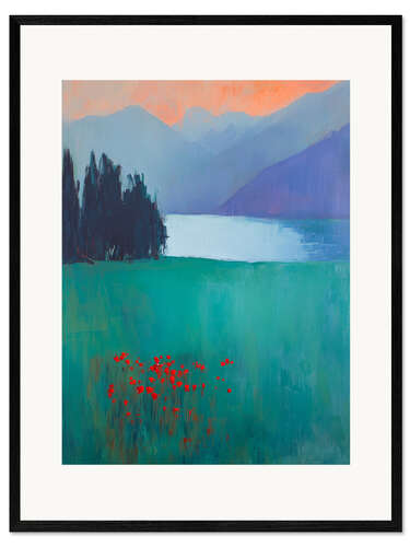 Innrammet kunsttrykk Аn ode to serenity