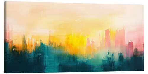 Tableau sur toile Abstract sunrise