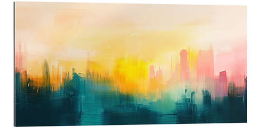 Quadro em plexi-alumínio Abstract sunrise